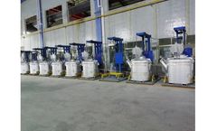 Hydeb - Model HLB-120 - 1200KG Teapot Forklift Foundry Molten Aluminum Transfer Ladles With Pour Spout