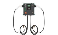 Ksipra - Model AC 15 D - Type 2 AC Dual Gun Wall Mount Charger