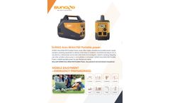 SUNGO - Model Ares-Birkin760 - Portable Power Supply Li-ion Battery - Brochure