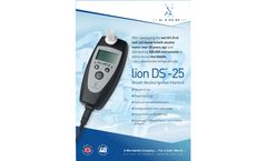 Lion DS - Model -25RS - Breath Alcohol Ignition Interlock Device - Brochure