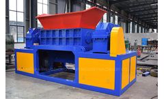 Maanshan - Tire Recycling Machine  - Automatic Rubber Block Shredder