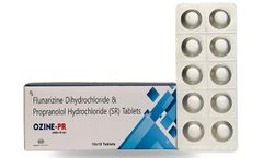 Opdenas Lifesciences - Model OZINE-PR - Flunarizinw Dihydrochloride & Propranolol Hydrochloridw (SR) Tablet