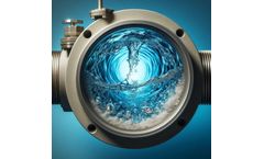 How does a magnetic flow meter register water flow?