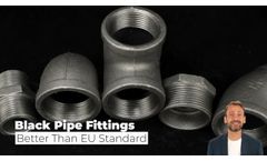 Black Pipe Fittings Jianzhi - Video