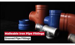 Malleable iron pipe fittings and grooved pipe fittings - Jianzhi - Video