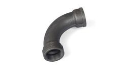 Jianzhi - Model BSP - Fig. 2 - Black Malleable Iron 90 Degree Bend  Elbow