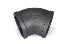 Jianzhi - Model Fig. 120 - 45 Degree Black Iron Elbow Fitting