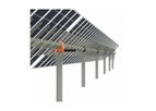 Clenergy EzTracker - Model D1P - One Portrait Horizontal Single-axis Tracker