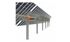 Clenergy EzTracker - Model D1P - One Portrait Horizontal Single-axis Tracker