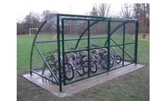 Bike Dock - Model BDS12B - 12 Space Cycle Shelter & Bike Stands
