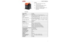 ATO - Model T-BK - Control Transformers - Brochure