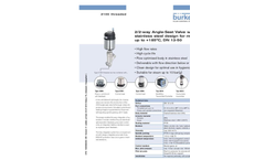 Type 2100 - Angle-Seat Valve, On–Off control – Datasheet