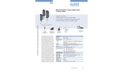 Model Type 3360 - Electromotive 2 Way Angle Seat Control Valve - Datasheet