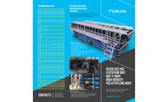 FlotLife - Model DAF-F-HDPE - High-Density Polyethylene Body Dissolved Air Floatation System (DAF) - Brochure