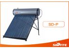Sidite - Model SD-P - Pressurized Double Inner Tanks Solar Water Heater