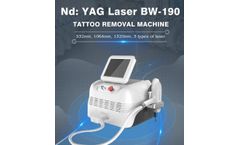 bvlaser - Model BW-193 - Portable Q-switch ND. YAG Laser Tattoo Removal Machine