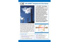 OSI - Model OFS-2000P - Optical Particulate Mass Flow Sensor- Datasheet