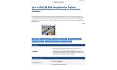OSI - Model LOA-105 - Long-Baseline Optical Anemometer/Turbulence Sensors for Aluminum Smelters - Brochure