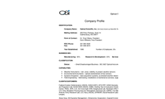 OSI - Company Profile (PDF 35 KB)