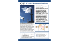 OSI - Model OFS-2000W - Optical Flow Sensors for Wet Scrubbers, Bag Houses, and High Opacity - Brochure