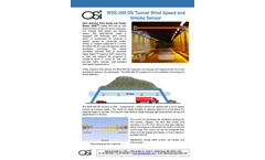 OSI -WSS-300-DS Tunnel Wind Speed Sensor and Smoke Sensor - Brochure