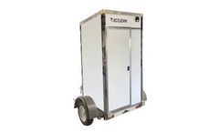 ECOJOHN - Model WorkJohn - Single Portable Restroom with Waterless Incinerating Toilet