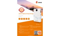 10KW Lithium Battery Energy Storage EOS Series - Datasheet