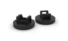WZ Magnetics - Model RCND - Rubber Coated Magnets with Cable Holder