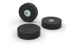 WZ Magnetics - Model NdFeB - Rubber Coated Magnets With Mounting Hole