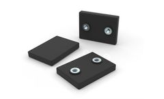 WZ Magnetics - Model RCNL - Rectangular Rubber Coated Magnets