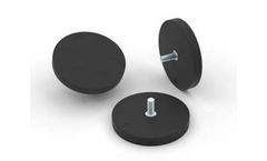 WZ Magnetics - Model RCND - Rubber Coated Magnets with Male Threaded Stud