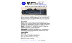 Model 1080 Go-Flo Water Sampling Bottles - Datasheet