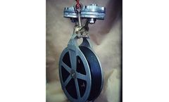 General Oceanics - Model 4041-1W - Block Nylatron Counterbalanced, 1M, Wide Sheave