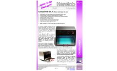 Microprocessor controlled UV irradiation system - Brochure