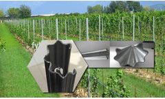 Steel Support Trellis Stakes for Vineyards and Climbing Plants