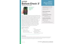 Ballast-Check - Model 2 - Handheld Indicative Compliance Monitor - Datasheet