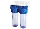 Fluidesa - Model FP3 Duplex - Filter Cartridge Housings With Brass