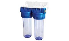 Fluidesa - Model FP3 Duplex - Filter Cartridge Housings With Brass