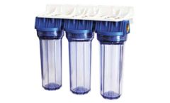 Fluidesa - Model FP2 Triplex - Filter Cartridge Housings With Brass