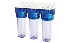 Fluidesa - Model FP3 Triplex - Filter Cartridge Housings With Brass