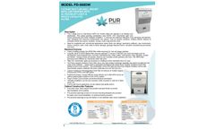 Pur - Model PD-900DW - Duct Or Wall Mount Hepa Air Purifier with Ultraviolet Light & Photo Catalytic Filter - Brochure
