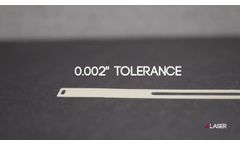 Laser Cut Components for Medical Devices - Video