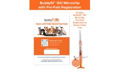BuddyID - ISO Microchip with Pre-Paid Registration
