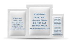 Desiccant - Sorbipaks Silica Gel Packets  for Moisture Absorbing