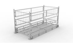 Model AgriStack - Multi-Purpose, Hot-Dip Galvanized Stackable Bin