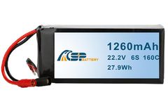 SP Power - Model 1.26Ah 6S 22.2V 150C FPV - Agricultural Drone Battery