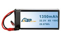 SP Power - Model 1.35Ah 6S 22.2V 150C FPV - Agricultural Drone Battery