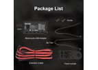 Usb Charger Sae To Usb Adapter Type C and Quick Charge Usb 3.0 with Voltmeter