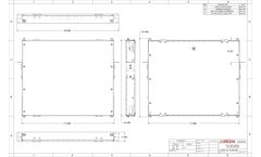 RESH - Model R-1900-00-00 - 1 RU Rack Mount Enclosure Datasheet