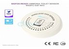 Daviteq - Model WSSFC-G4F-NH3 - Sigfox-Ready NH3 and H2S Sensor for Toilet